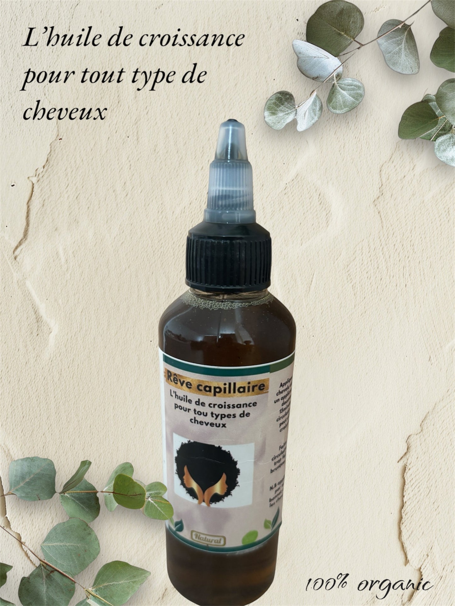 Lhuile de croissance pour tout type de cheveux