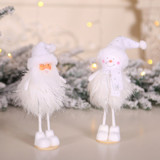 Latest New Year Christmas Angel Girl Boy Dolls Xmas Tree Ornament Noel Christmas Decoration for Home Navidad Kids Gift