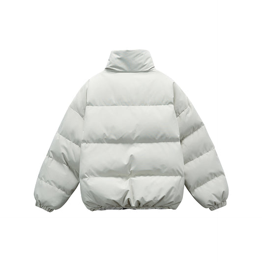 Manteau hiver Thickened Stand Collar Cotton Coat Couple Retro Warm Bread Style Cotton Jacket Outerwear