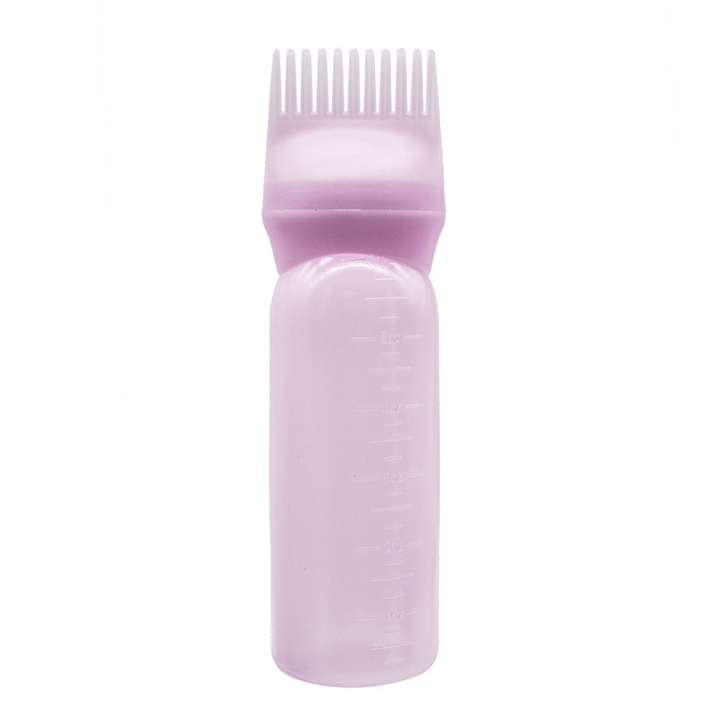 1pc Plastic Dry Cleaning Bottle For Hair Dyeing And Washing Bottle With Graded Thickening Hair Dyeing Bottle For Hair Dyeing Cream Bottle For Perm
