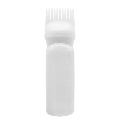 1pc Plastic Dry Cleaning Bottle For Hair Dyeing And Washing Bottle With Graded Thickening Hair Dyeing Bottle For Hair Dyeing Cream Bottle For Perm
