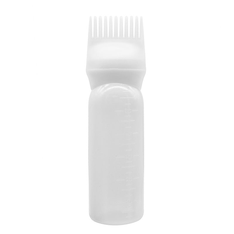 1pc Plastic Dry Cleaning Bottle For Hair Dyeing And Washing Bottle With Graded Thickening Hair Dyeing Bottle For Hair Dyeing Cream Bottle For Perm