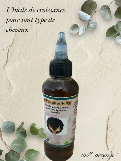 Lhuile de croissance pour tout type de cheveux