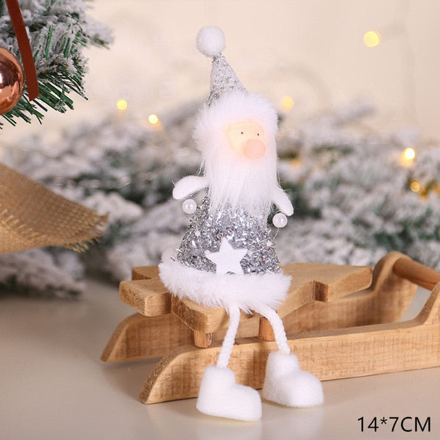 New Year Latest Christmas Angel Dolls Cute Xmas Tree Ornament Noel Deco Christmas Decoration for Home Navidad Kid Gift