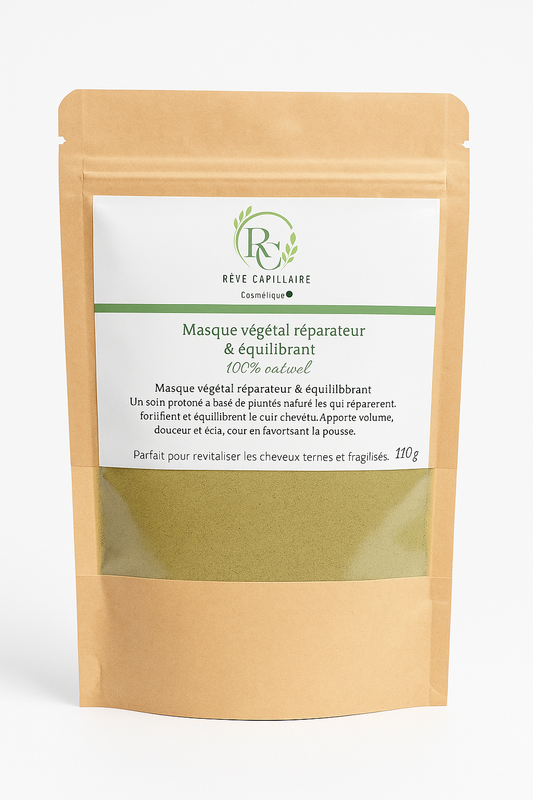 Masque végétal réparateur & équilibrant 110g