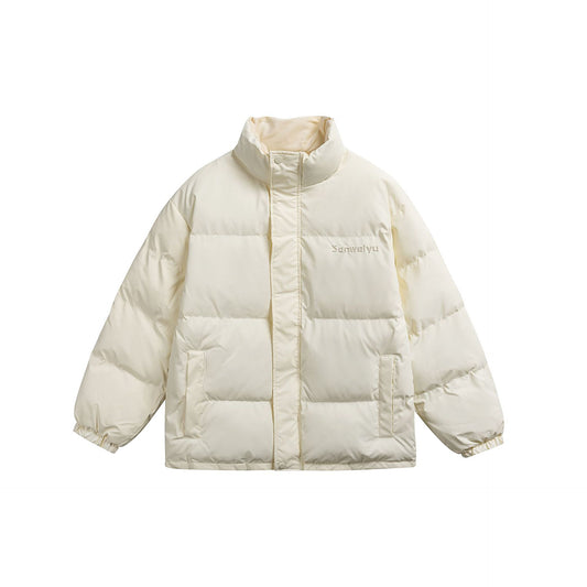 Manteau hiver Stand Collar Oversized Cotton Jacket Men's Retro Warm Winter Coat