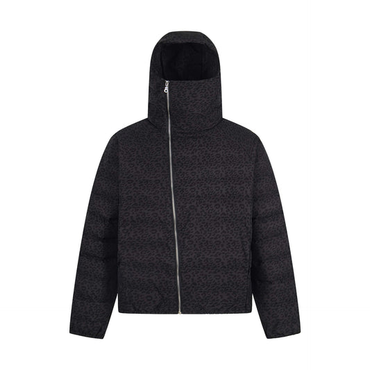 Manteau hiver Urban Style Irregular Zipper Thick Hooded Cotton Coat Unisex Trendy Loose Casual Warm Puffer Jacket