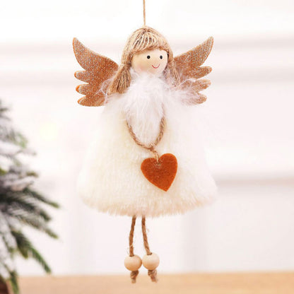 New Year Latest Christmas Angel Dolls Cute Xmas Tree Ornament Noel Deco Christmas Decoration for Home Navidad Kid Gift