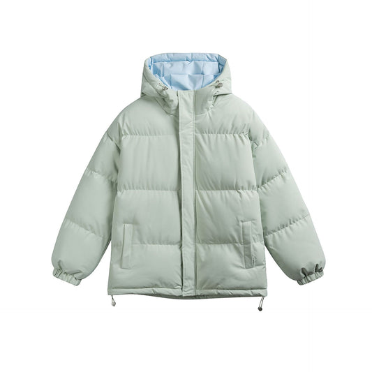 Manteau hiver Casual Hooded Coat for Couples Loose Thick Warm