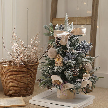 Berry Desktop Christmas Tree Set DIY Christmas Decoration Home Window Display Ornament