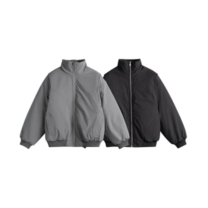 Manteau hiver Thickened Warm  Stand Collar Cotton Coat