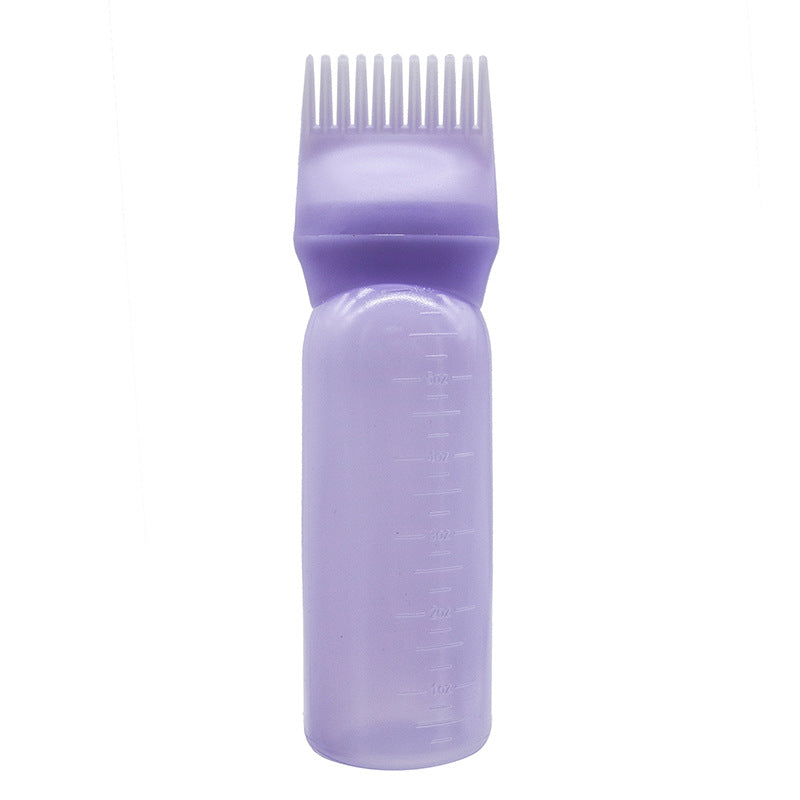 1pc Plastic Dry Cleaning Bottle For Hair Dyeing And Washing Bottle With Graded Thickening Hair Dyeing Bottle For Hair Dyeing Cream Bottle For Perm