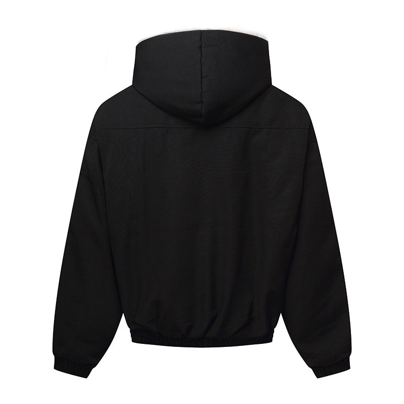 Jacket hiver Hooded Short Cotton Coat  Thick Warm Winter Jacket