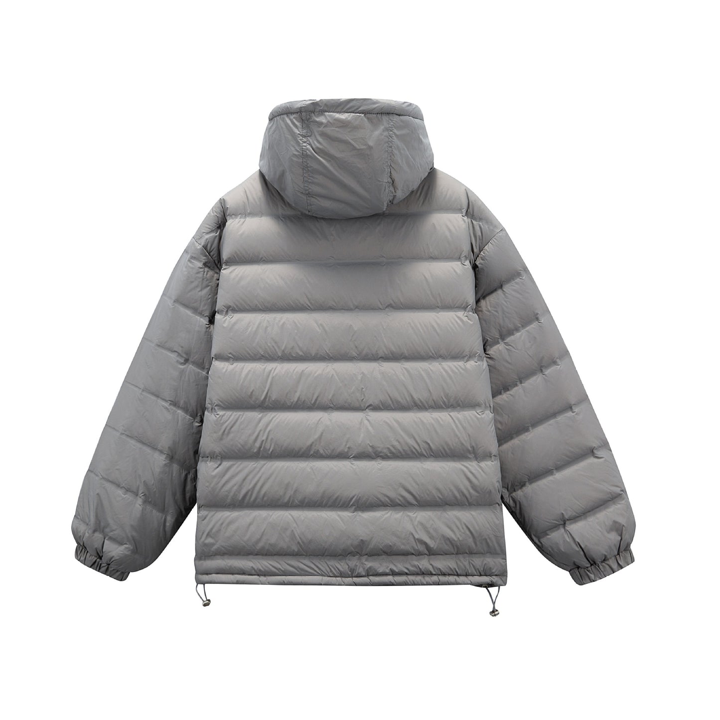 Manteau hiver à capuche Long Sleeve Hooded Zipper Down Jacket White Duck Down Slim Fit Men's Outerwear