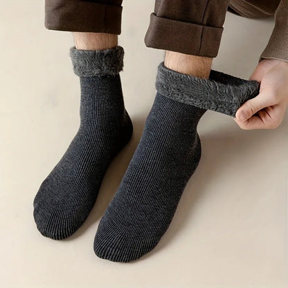 Chaussettes décontractées confortables et rembourrées pour hommes, vêtements d'hiver en plein air pour hommes, indispensables