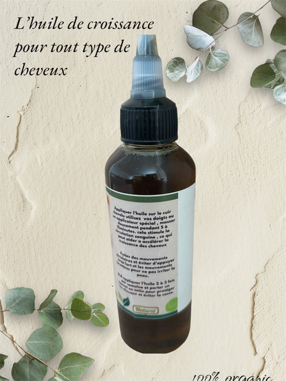 Lhuile de croissance pour tout type de cheveux