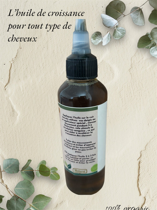 Lhuile de croissance pour tout type de cheveux