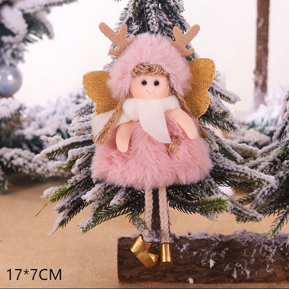 New Year Gift Cute Christmas Angel Doll Xmas Tree Ornament Noel Deco Christmas Decoration for Home Natal Navidad Decor