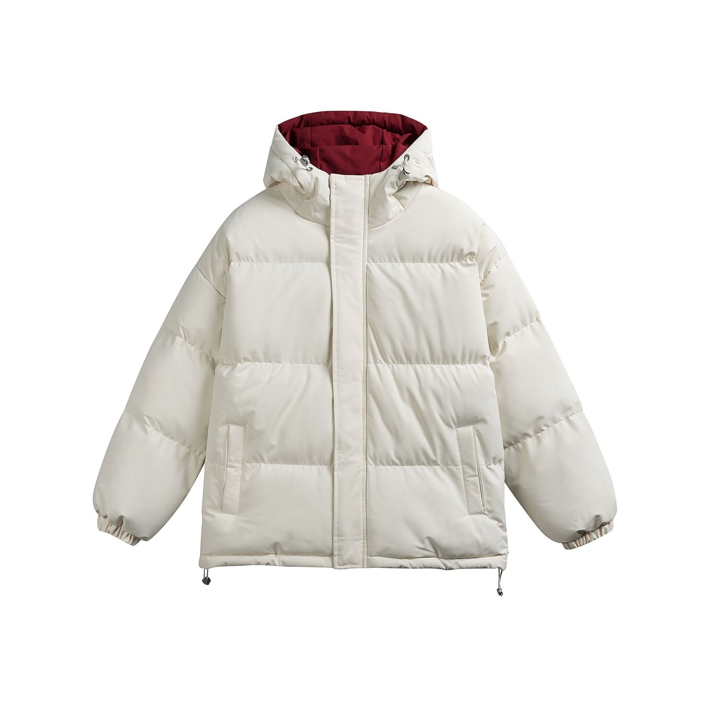 Manteau hiver Casual Hooded Coat for Couples Loose Thick Warm