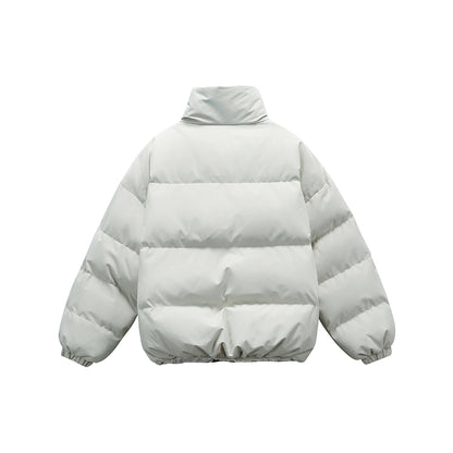 Manteau hiver Thickened Stand Collar Cotton Coat Couple Retro Warm Bread Style Cotton Jacket Outerwear