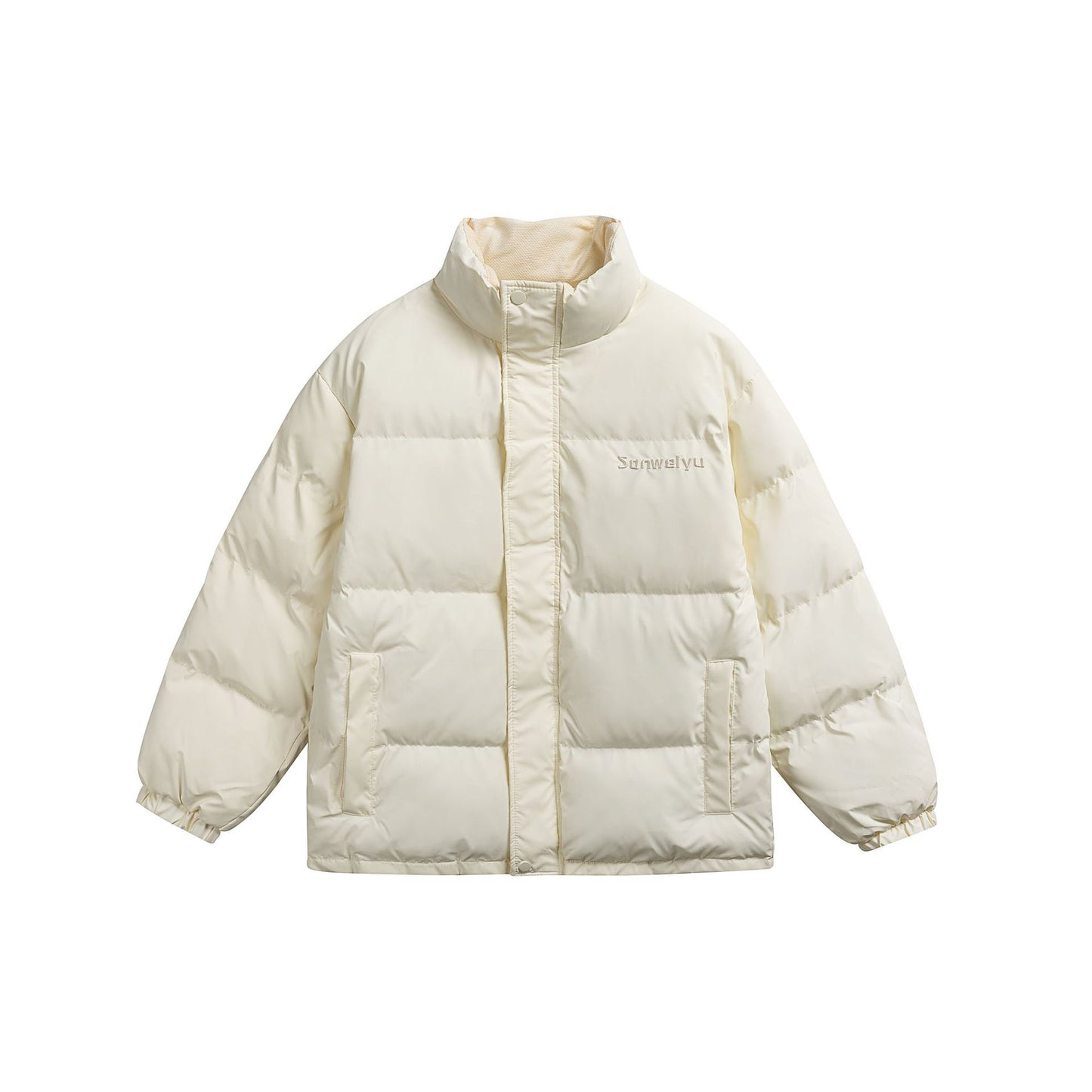 Manteau hiver Stand Collar Oversized Cotton Jacket Men's Retro Warm Winter Coat