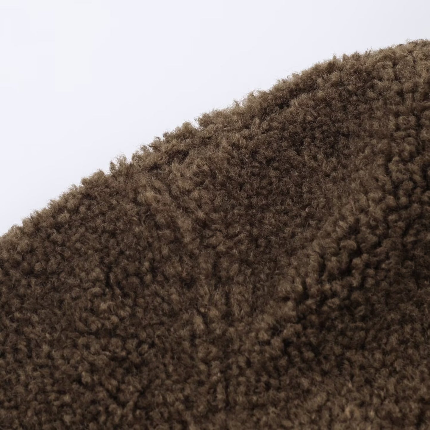 Long sleeved single breasted pocket fur coat for women