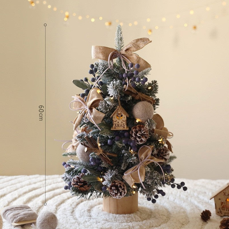 Berry Desktop Christmas Tree Set DIY Christmas Decoration Home Window Display Ornament