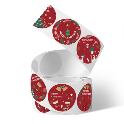 Christmas gift stickers decorative sealing sticker Merry Christmas Reward Self-adhesive labels Children's Day party