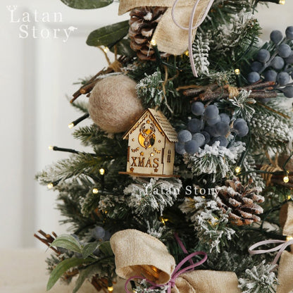 Berry Desktop Christmas Tree Set DIY Christmas Decoration Home Window Display Ornament