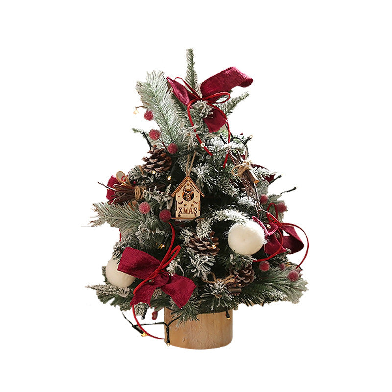 Berry Desktop Christmas Tree Set DIY Christmas Decoration Home Window Display Ornament