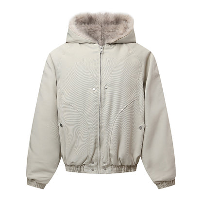 Jacket hiver Hooded Short Cotton Coat  Thick Warm Winter Jacket