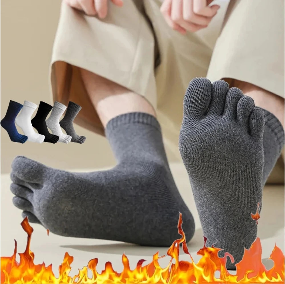Chaussettes décontractées confortables et rembourrées pour hommes, vêtements d'hiver en plein air pour hommes, indispensables