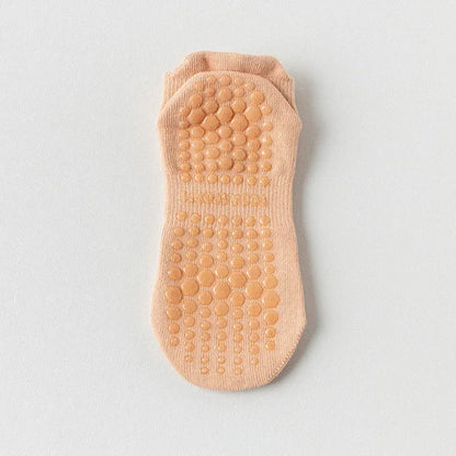 Chaussettes de Yoga en maille respirante pour femmes, en coton, coupe basse, courtes, pour gymnastique, Fitness, danse, sport, professionnelles, antidérapantes, pour Pilates