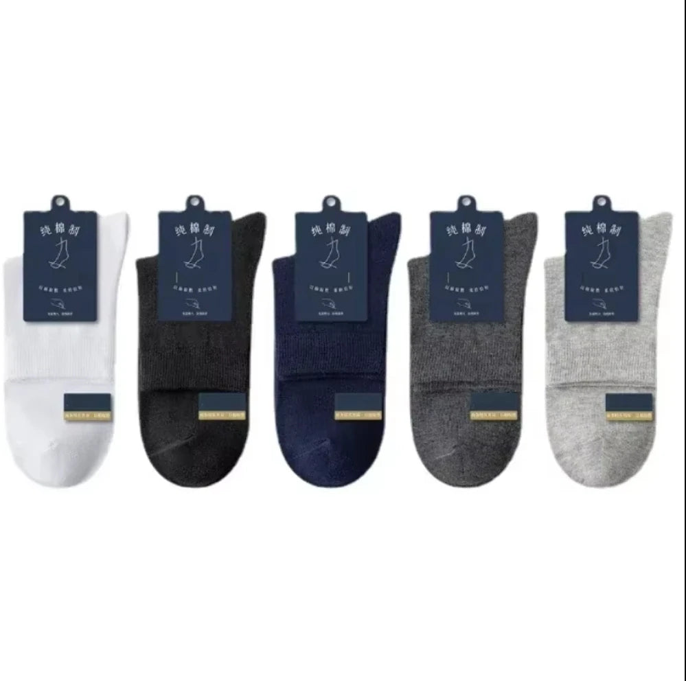 10/5/3 paires respirant Con bas de sport hommes fibre de bambou automne et hiver hommes chaussettes Absorption de la sueur déodorant affaires Sox
