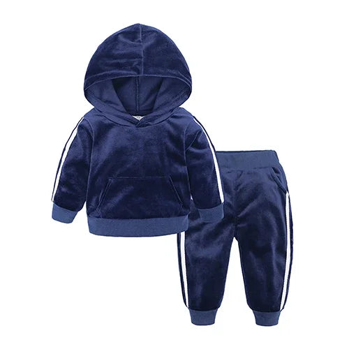Ensemble de survêtement en velours pour enfants, vêtements pour tout-petits, tenues pour enfants, vêtements pour garçons, olympiques pour filles, printemps, hiver, 2025