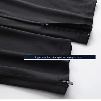 Pantalons de Sport pour hommes pantalons de course avec poches zippées entraînement de Football pantalons de Sport de Jogging Fitness Leggings de Football pantalons de survêtement