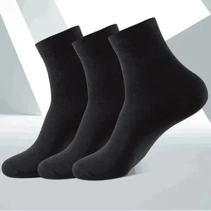 10/5/3 paires respirant Con bas de sport hommes fibre de bambou automne et hiver hommes chaussettes Absorption de la sueur déodorant affaires Sox