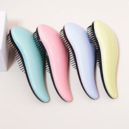 Brosse de douche à enroulement valide antistatique, brosse à cheveux bouclés humides, outil de coiffure de salon