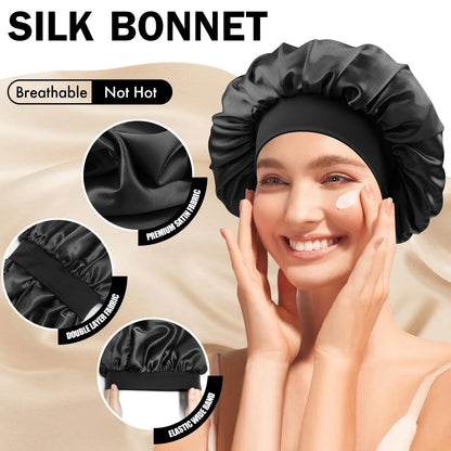 Bonnet de nuit à larges