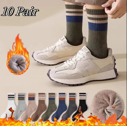 Chaussettes décontractées confortables et rembourrées pour hommes, vêtements d'hiver en plein air pour hommes, indispensables