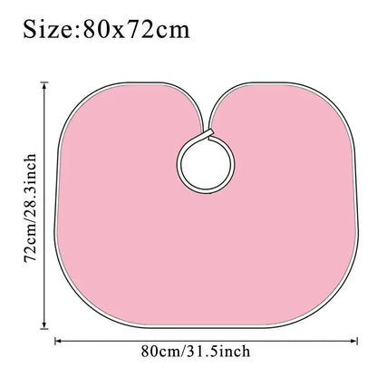 Durable Makeup Cape Hair Cutting Cape Home Salon Use Hairdresser's Cape Hair Cut Cape Easy To Clean