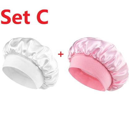 Bonnet de nuit à larges