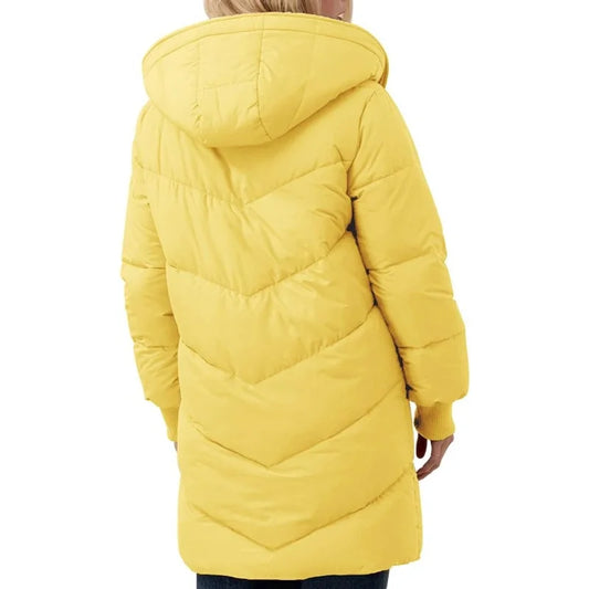 Manteaux chauds d'hiver pour femmes, doublure polaire Sherpa, longue veste bouffante à capuche
