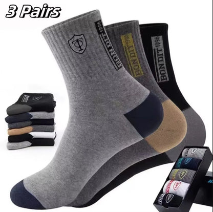 Chaussettes décontractées confortables et rembourrées pour hommes, vêtements d'hiver en plein air pour hommes, indispensables