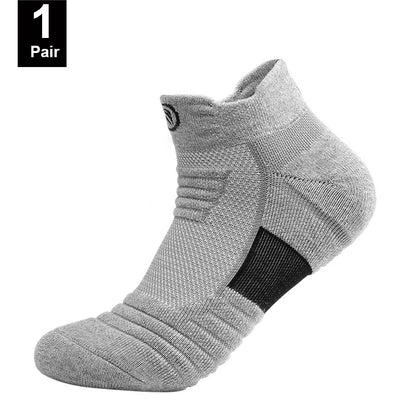 1/3 paires/lot chaussettes pour hommes bas de Compression respirant basket-ball sport cyclisme course serviette chaussettes haute élastique Tube chaussettes