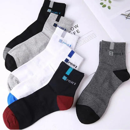 10/5/3 paires respirant Con bas de sport hommes fibre de bambou automne et hiver hommes chaussettes Absorption de la sueur déodorant affaires Sox