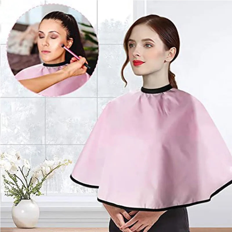 Durable Makeup Cape Hair Cutting Cape Home Salon Use Hairdresser's Cape Hair Cut Cape Easy To Clean