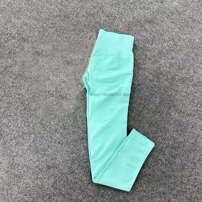 Leggings d'impact avec Logo pour femmes, Legging de Yoga sans couture, froissé, levage des fesses, ceinture basse côtelée, collants de sport, Fitness