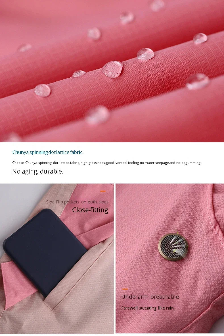 Split Raincoat Jacket Rain Pants Suit Adult Waterproof Outdoor Motorcycle Cycling Hiking Fishing Rainproof Protective 비옷