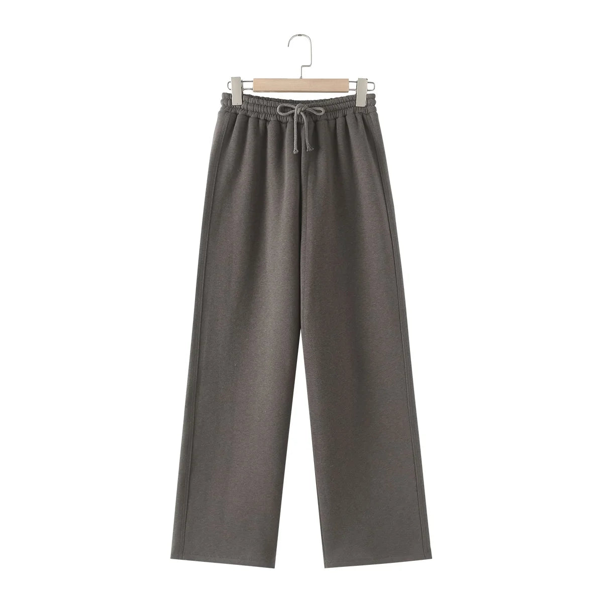 HH femmes solide décontracté sweat pantalon costume à manches longues à capuche polaire pull manteau ample pantalon droit bureau dame ensembles